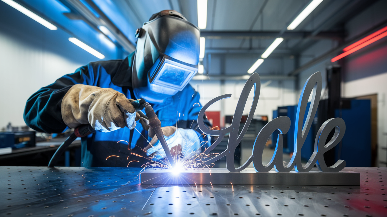 TIG Welding For Artistic Lettering And Signage