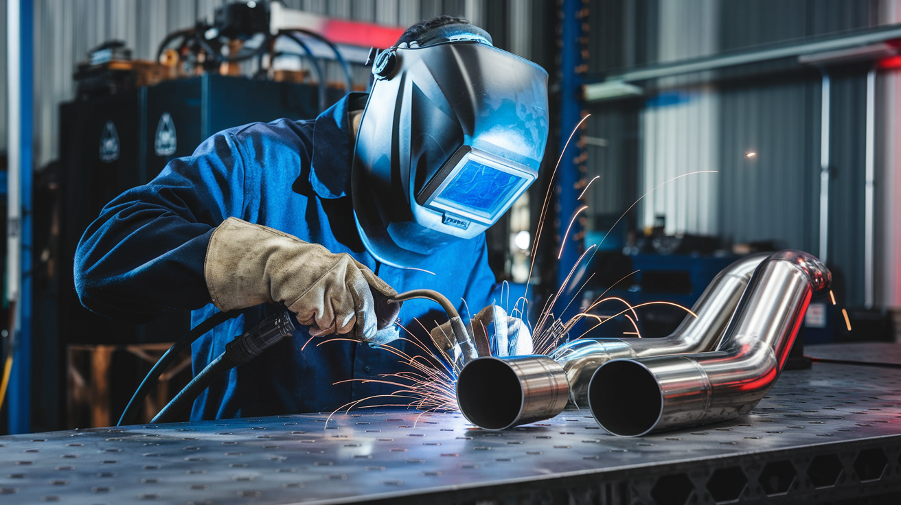 TIG Welding Stainless Exhaust Headers