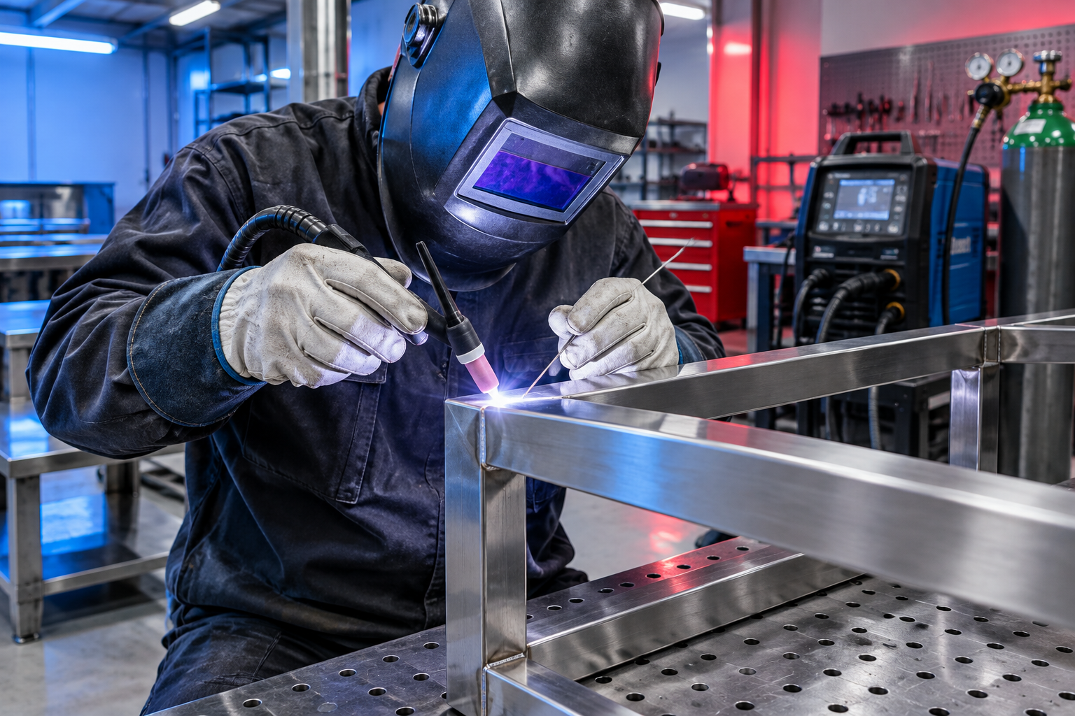 How to TIG Weld Stainless Furniture and Fixtures Without Warped Frames or Ugly Joints