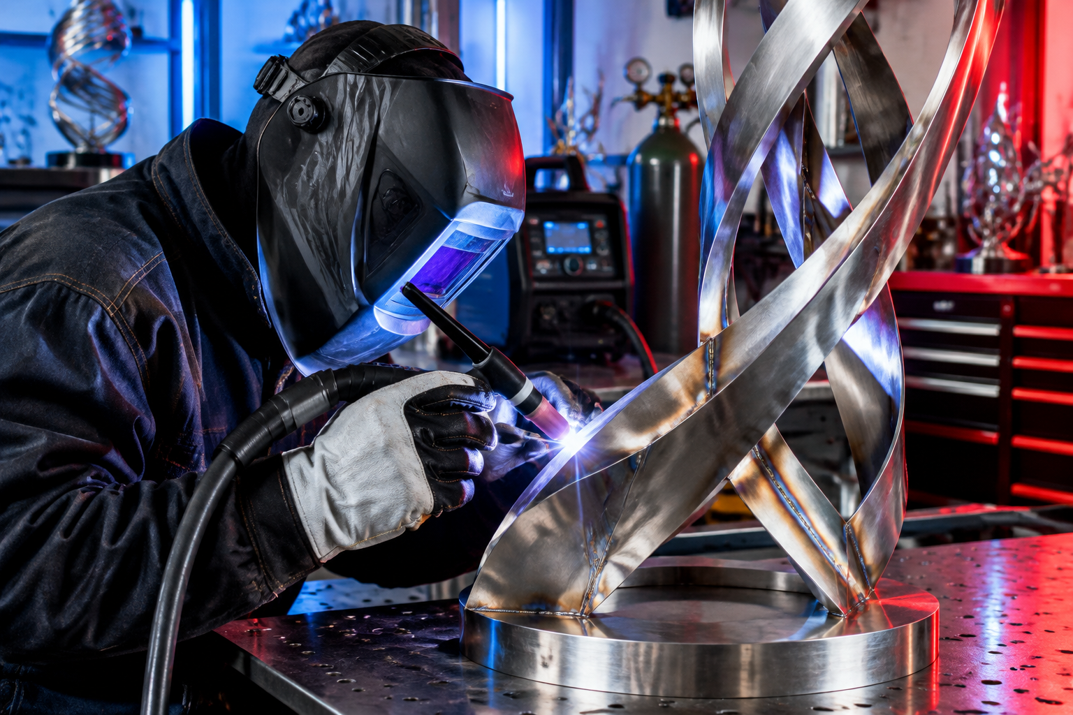 TIG Welding Art: 7 Stainless Steel Sculpture Techniques